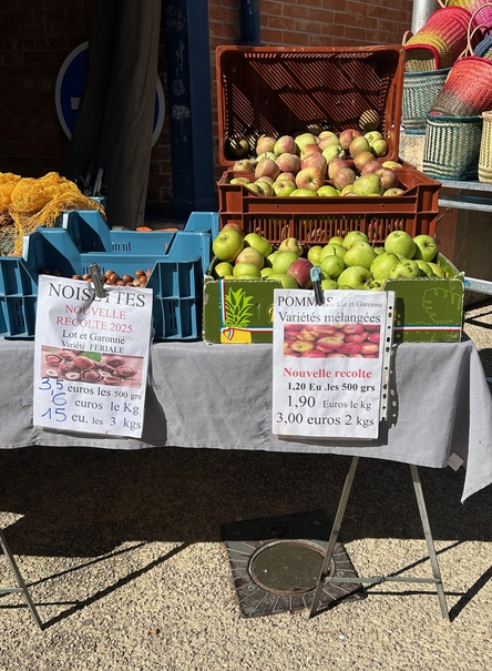 Gewoon 'appel' in de manden rechts