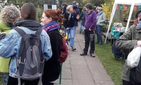 Voorjaarsmarkt met taco